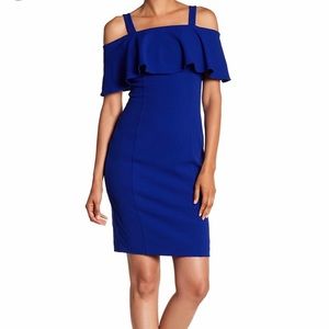 Vince Camuto Cobalt Crepe Dress